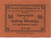 Paulsdorf (heute: PL-Zabrze) - Gemeinde - -- - 50 Pfennig 