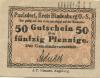 Paulsdorf (heute: PL-Zabrze) - Gemeinde - -- - 50 Pfennig