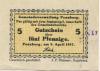 Penzberg - Gemeinde - 5.4.1917 - 5 Pfennig 