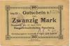 Penzberg - Bergwerk - 23.4.1919 - 20 Mark 