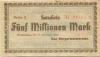 Pirmasens - Stadt - 17.9.1923 - 5 Millionen Mark 