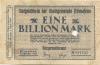 Pirmasens - Stadt - 10.10.1923 - 1 Billion Mark 