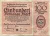 Pirna - Amtshauptmannschaft - 1.10.1923 - 100 Millionen Mark 