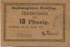 Plattling - Stadt - 25.1.1917 - 10 Pfennig 