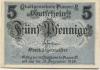 Plauen - Stadt - - 31.12.1918 - 5 Pfennig 