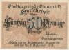 Plauen - Stadt - - 31.12.1918 - 50 Pfennig 