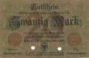 Plauen - Stadt - 1.11.1918 - 20 Mark 