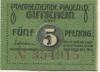 Plauen - Stadt - - 31.12.1919 - 5 Pfennig 
