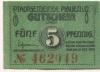 Plauen - Stadt - - 31.12.1919 - 5 Pfennig 