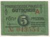 Plauen - Stadt - - 31.12.1919 - 5 Pfennig 