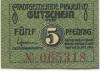 Plauen - Stadt - - 31.12.1919 - 5 Pfennig 