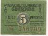 Plauen - Stadt - - 31.12.1919 - 5 Pfennig 