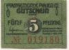Plauen - Stadt - - 31.12.1919 - 5 Pfennig 