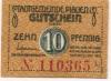 Plauen - Stadt - - 31.12.1919 - 10 Pfennig 