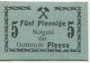 Plessa - Gemeinde - -- - 5 Pfennig 