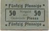 Plessa - Gemeinde - -- - 50 Pfennig 