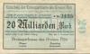 Plön - Kreissparkasse - 5.11.1923 - 20 Milliarden Mark 