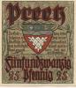 Preetz -  Stadt - April 1921 - 25 Pfennig 