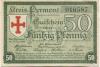 Pyrmont (Bad) - Kreis - 15.6.1919 - 50 Pfennig 