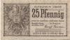 Quedlinburg - Stadt - 10.5.1917 - 31.3.1919 - 25 Pfennig 