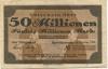 Quedlinburg - Stadt - Oktober 1923 - 50 Millionen Mark 