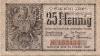 Quedlinburg - Stadt - 10.5.1917 - 31.3.1921 - 25 Pfennig 