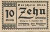 Quedlinburg - Stadt - 10.5.1920 - 31.12.1923 - 10 Pfennig 