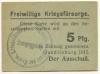 Quedlinburg - Freiwillige Kriegsfürsorge - 1915 - 5 Pfennig