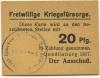 Quedlinburg - Freiwillige Kriegsfürsorge - 1917 - 20 Pfennig 