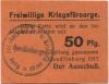 Quedlinburg - Freiwillige Kriegsfürsorge - 1917 - 50 Pfennig 