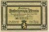 Ranis - Stadt - 1.7.1921 - 25 Pfennig 