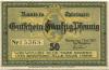 Ranis - Stadt - 1.7.1921 - 50 Pfennig 