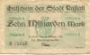 Rastatt - Stadt - 23.10.1923 - 10 Milliarden Mark 