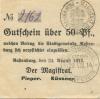 Rastenburg (heute: PL-Ketrzyn) - Stadt - 24.8.1914 - 50 Pfennig 