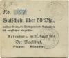 Rastenburg (heute: PL-Ketrzyn) - Stadt - 24.8.1914 - 50 Pfennig 