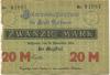 Rathenow - Stadt - 12.11.1918  - 20 Mark 