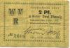 Rathenow - Westhavelländische Vereinsbank EGmbH - 1.3.1917  - 1.12.1920 - 2 Pfennig 