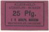 Rauscha (heute: PL-Wegliniec) - Adolph, Ernst Richard, Reichsadler-Drogerie - -- - 25 Pfennig