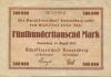 Ravensburg - Amtskörperschaft - 18.8.1923 - 500000 Mark 