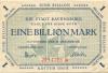 Ravensburg - Stadt - 25.10.1923 - 1 Billion Mark 