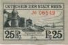 Rees - Stadt - 1920 - 25 Pfennig 