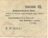 Regis-Breitingen - Stadt-Girokasse - 16.8.1923 - 100000 Mark 