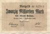 Rehau - Stadt - 1.11.1923 - 20 Milliarden Mark 