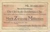 Reichenau (heute: Hartmannsdorf) - Gemeinde - 26.9.1923 - 20 Millionen Mark