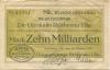 Reichenau (heute: Hartmannsdorf) - Gemeinde - 23.10.1923 - 10 Milliarden Mark 