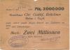 Reichenbach - Reißmann, J. & Söhne, Kammgarn-Spinnerei, Spinnmühle - 17.8.1923 - 2 Millionen Mark