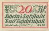 Reichenhall (Bad) - Stadt - 1920 - 20 Pfennig 