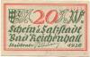 Reichenhall (Bad) - Stadt - 1920 - 20 Pfennig 