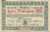 Reichenhall (Bad) - Stadt - 27.8.1923 - 5 Millionen Mark 