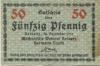 Reinerz (Bad) (heute: PL-Duszniki-Zdrój) - Hanke, Hermann, Mechanische Weberei - 30.12.1919 - 50 Pfennig 